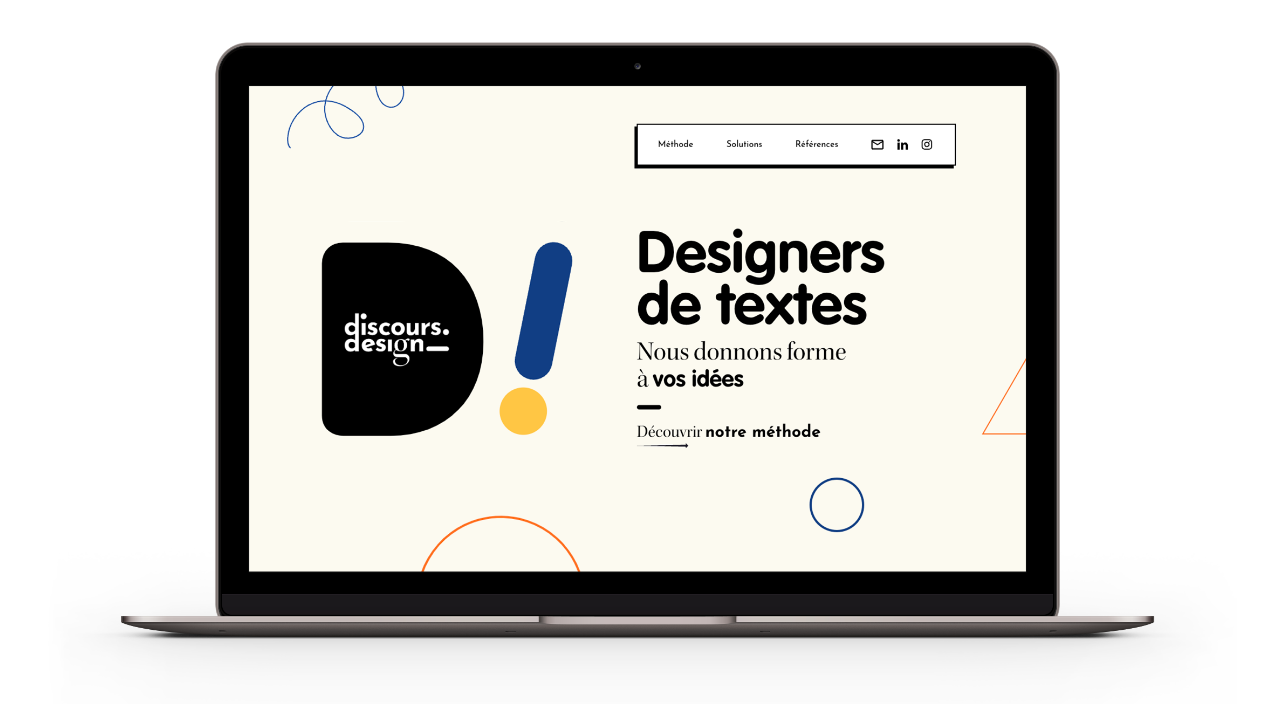 Site web Discours Design